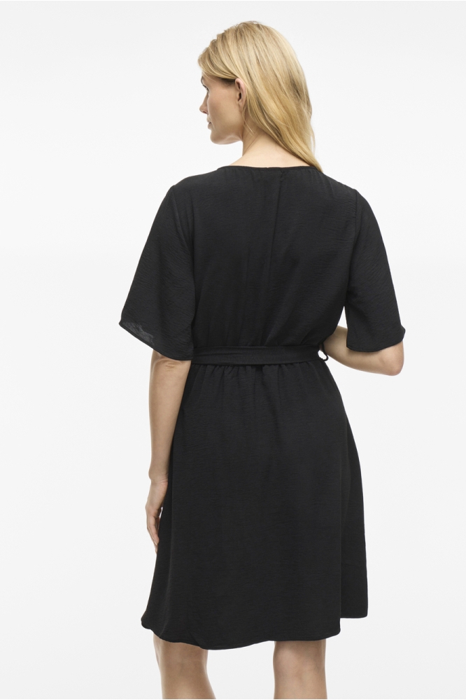 VIJOSA 2/4 WRAP DRESS 14101657 Black Beauty